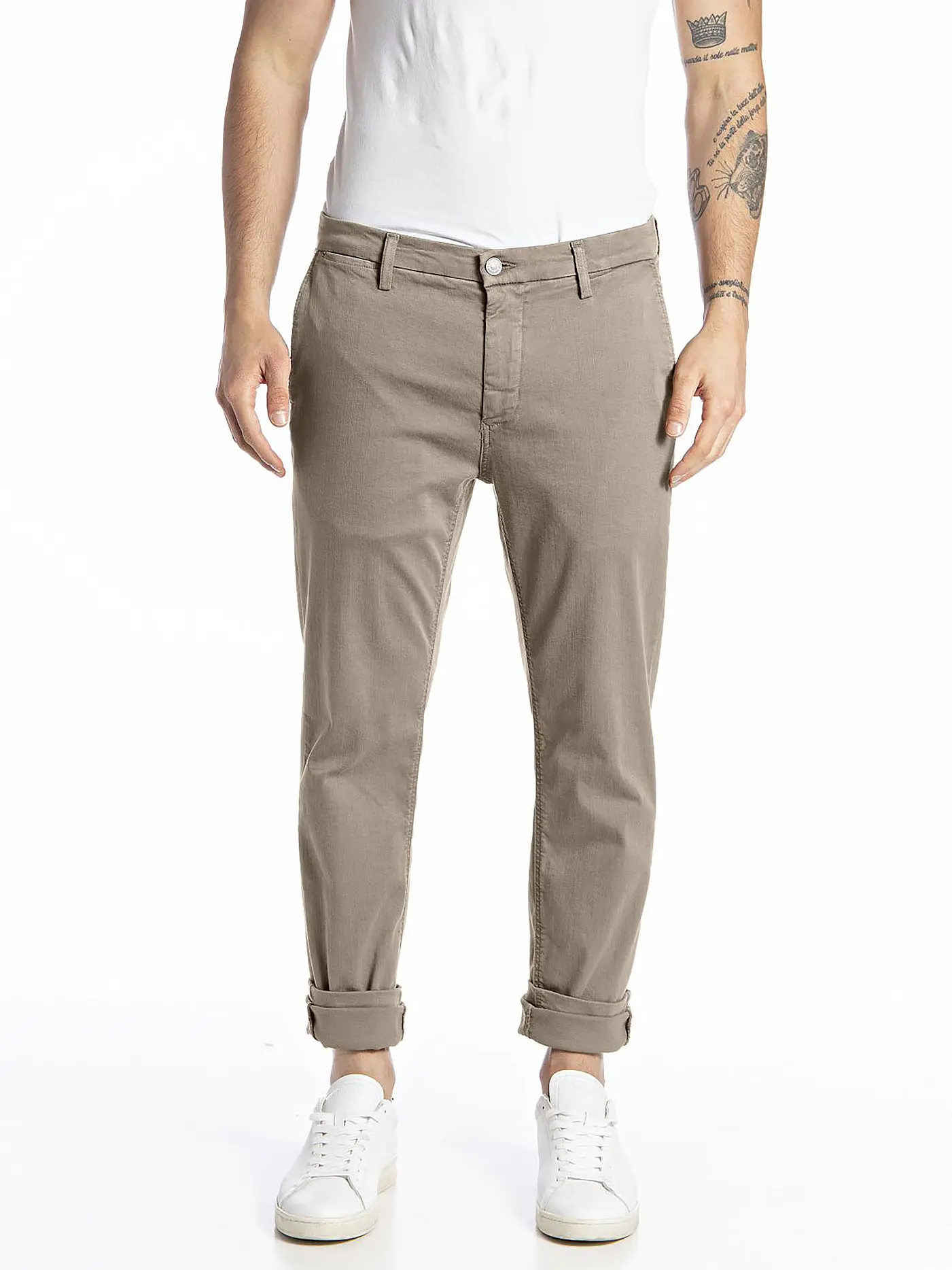 REPLAY | Jeans "Zeumar - Hyperflex" | beige